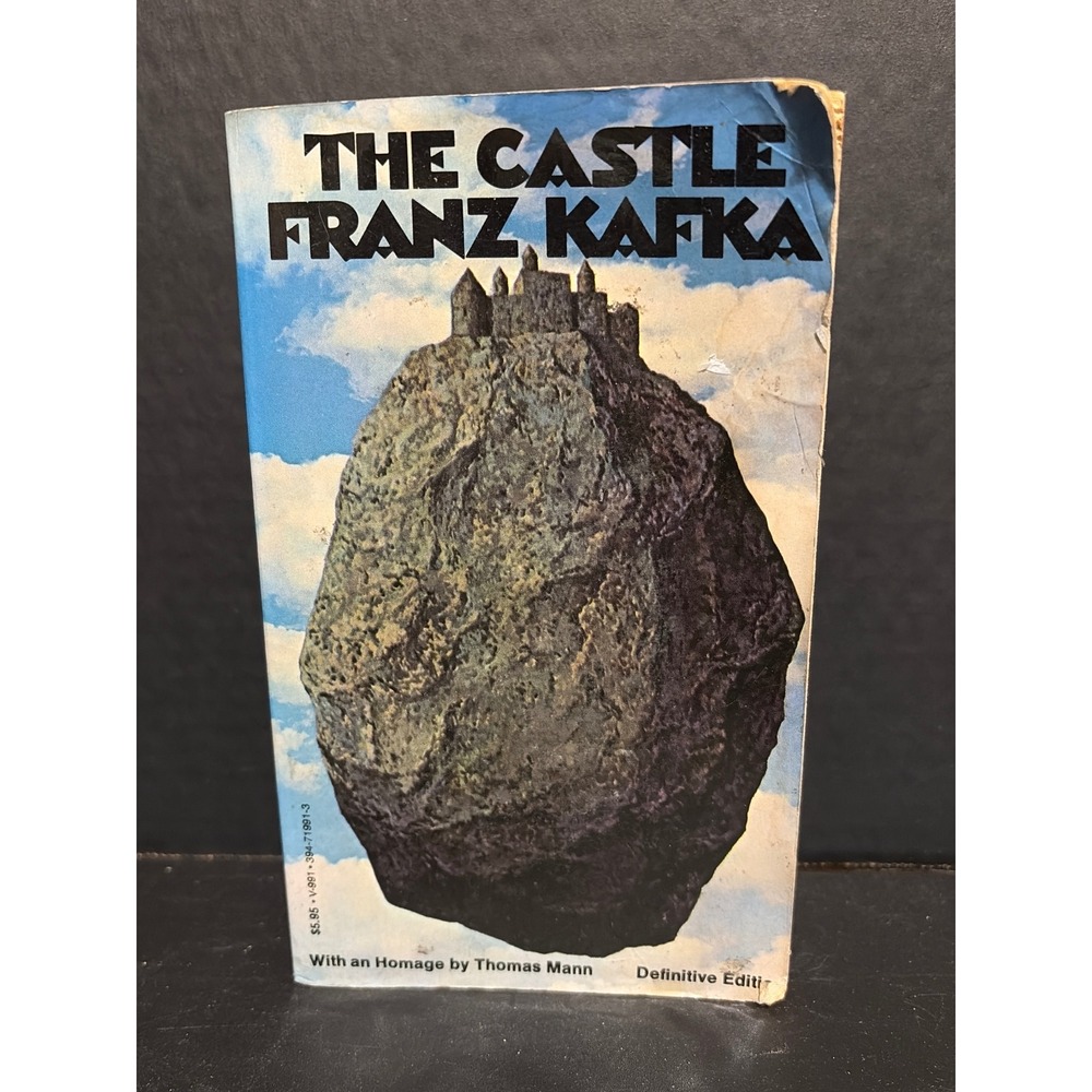 The Castle Franz Kafka 1974 Vintage Books Paperback Magritte Cover Thomas Mann